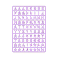 Japan Sanrio Original Custom Alphabet Parts - Purple / Maipachirun
