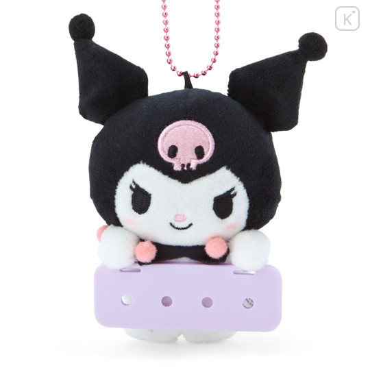 Japan Sanrio Original Mascot Holder - Kuromi / Maipachirun - 2