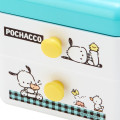 Japan Sanrio Plastic Chest Drawer - Pochacco / Check Design - 3