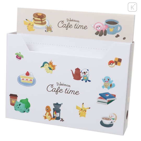 Japan Pokemon Memo & Box Case - Cafe Time / A - 1