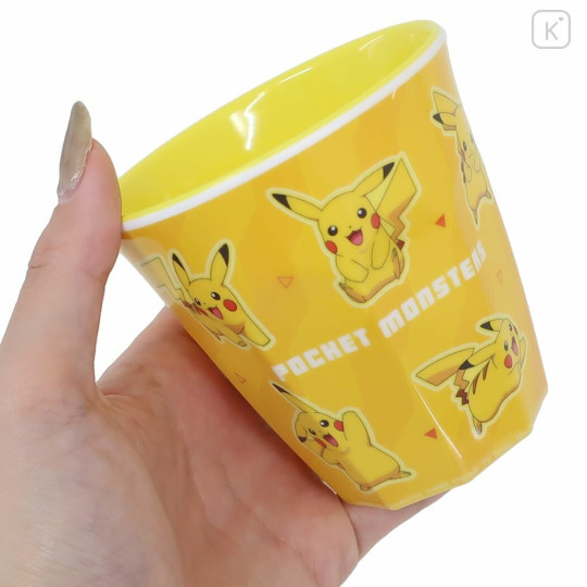 Japan Pokemon Melamine Tumbler - Pikachu / Yellow - 2
