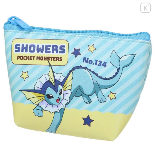 Japan Pokemon Triangular Small Pouch - Eevee : Showers No.134 - 1