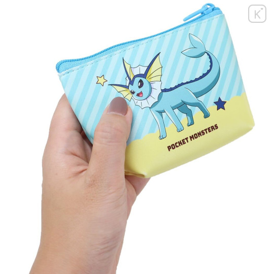 Japan Pokemon Triangular Small Pouch - Eevee : Showers No.134 - 2