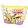 Japan Pokemon Triangular Small Pouch - Eevee / Thunders No.135 - 1