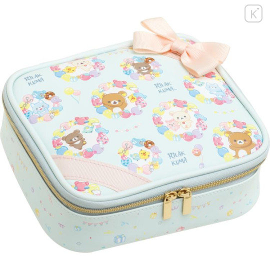 Japan San-X Cosmetic Pouch - Rilakkuma / Smiling Happy For You - 1