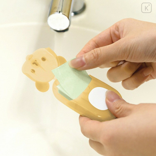 Japan San-X Fragrance Portable Soap Paper - Rilakkuma / Smiling Happy For You - 3