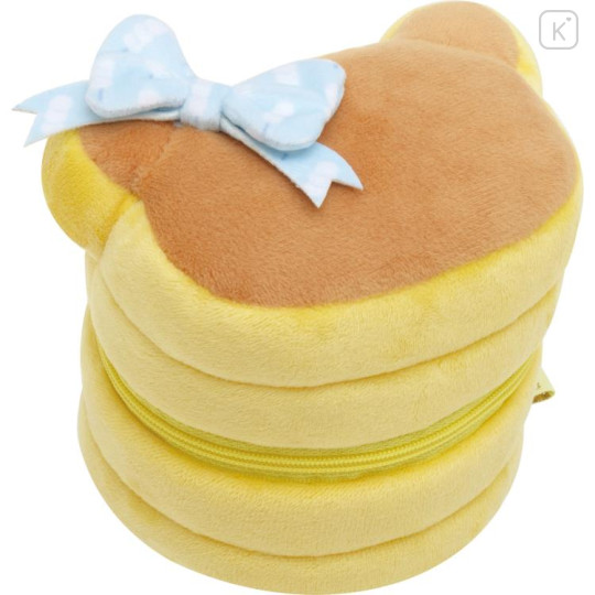 Japan San-X Plush with Pancake Pouch - Rilakkuma / Smiling Happy For You - 3