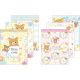 Japan San-X Mini Notepad 2pcs Set - Rilakkuma / Smiling Happy For You