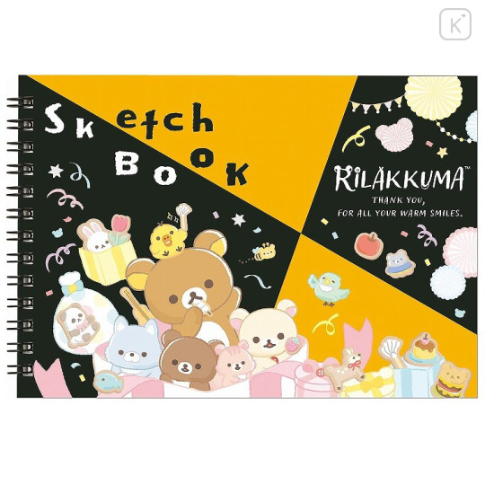 Japan San-X Sketchbook - Rilakkuma / Smiling Happy For You - 1