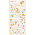 Japan San-X Gold Foil Clear Seal Sticker - Rilakkuma / Smiling Happy For You Party - 1