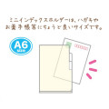 Japan San-X 3 Pockets A6 Index Holder - Rilakkuma / Smiling Happy For You Yellow - 2