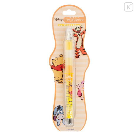 Japan Disney Dr. Grip Play Border Shaker Mechanical Pencil - Winnie the Pooh - 1