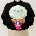 Japan San-X Chubby Plush Mochi Cushion Sumikko Gurashi - Tokage / Baskin Robbins Ice-cream - 4