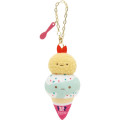 Japan San-X Sumikko Gurashi Keychain Plush - Tokage / Shrimp Flying Tail Baskin Robbins Ice-cream - 1