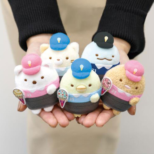 Japan San-X Tenori Plush (SS) 5pcs Set - Sumikko Gurashi / Baskin Robbins Ice-cream A - 2