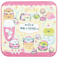 Japan San-X Mini Towel Handkerchief - Sumikko Gurashi / Maid Cafe