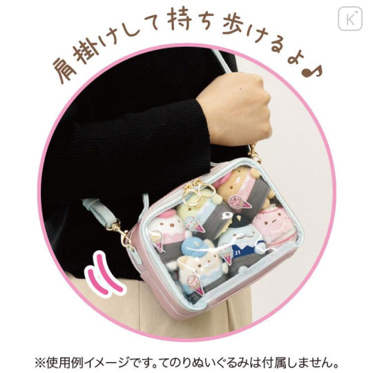 Japan San-X Clear Pouch Shoulder Bag - Sumikko Gurashi / Baskin Robbins Ice-cream - 4