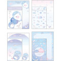 Japan San-X Letter Envelope Set - Jinbesan / Memories of Deep Sea Planetarium - 2
