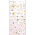 Japan San-X Clear Seal Sticker - Corocoro Coronya / Sleepover Party Pink - 1