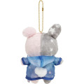 Japan San-X Keychain Plush - Sentimental Circus Spica : Rainbow in the Sky of Tears Raincoat - 2