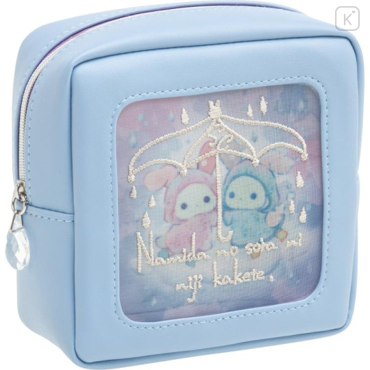 Japan San-X Square Cosmetics Pouch Set of 2 - Sentimental Circus / Rainbow in the Sky of Tears - 2
