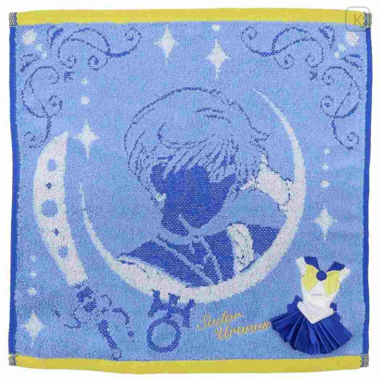 Japan Sailor Moon Towel Embroidery Handkerchief - Sailor Uranus - 1