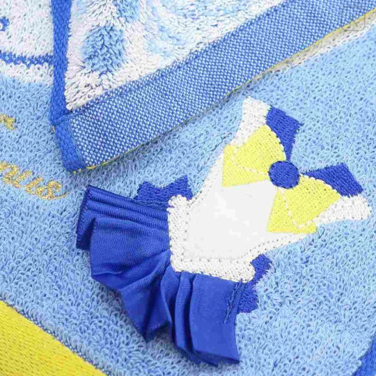 Japan Sailor Moon Towel Embroidery Handkerchief - Sailor Uranus - 2