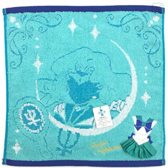 Japan Sailor Moon Towel Embroidery Handkerchief - Sailor Neptune - 1