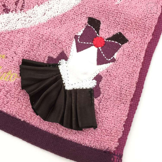 Japan Sailor Moon Towel Embroidery Handkerchief - Sailor Pluto - 2