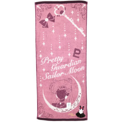 Japan Sailor Moon Embroidery Long Towel - Sailor Pluto