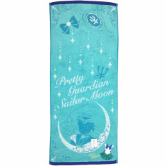 Japan Sailor Moon Embroidery Long Towel - Sailor Neptune