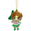 Japan Sailor Moon Ball Chain Mascot Felt Plush - Sailor Jupitar - 1