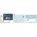 Japan Sailor Moon Mini Letter Set - Luna Cat Family - 2