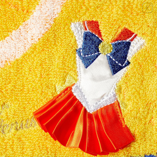 Japan Sailor Moon Towel Embroidery Handkerchief - Sailor Venus - 2