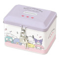 Japan Sanrio Can Piggy Bank with Lock Case - Characters - 1