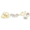 Japan Pokemon Mini Flake Seal Sticker - Pikachu / Sleep - 2