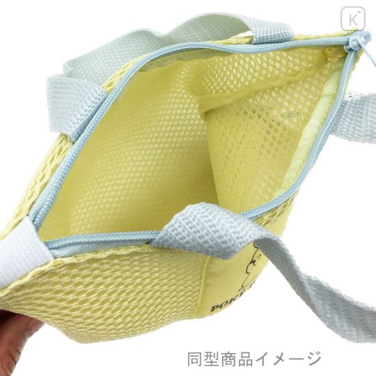 Japan Pokemon Laundry Bag Mesh Bag - Pikchu / Grey - 2