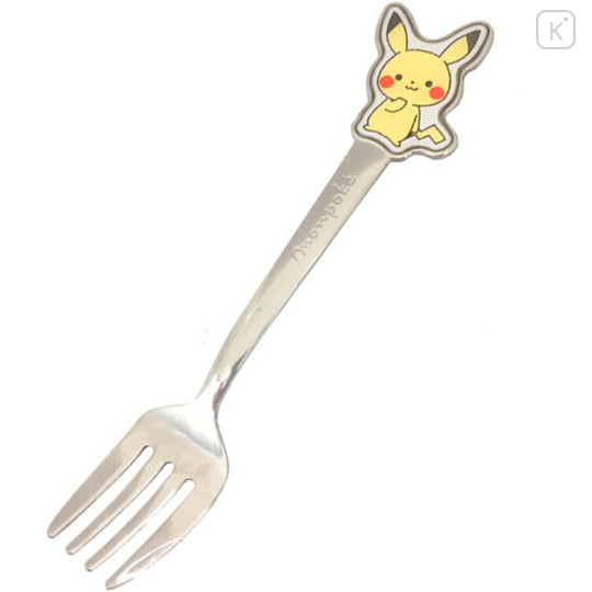 Japan Pokemon Stainless Fork (S) - Pikachu - 1