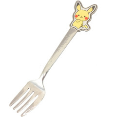Japan Pokemon Stainless Fork (S) - Pikachu