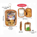 Japan Pokemon Pass Case Card Holder Clear Pouch - Eevee - 2
