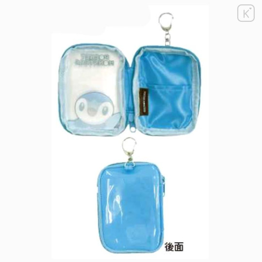 Japan Pokemon Pass Case Card Holder Clear Pouch - Piplup - 2