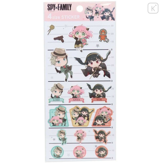 Japan Spy×Family 4 Size Sticker - Pink - 1