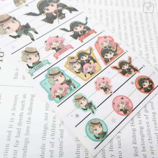 Japan Spy×Family 4 Size Sticker - Pink - 2