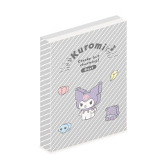 Japan Sanrio Mini Notepad - Kuromi 3D