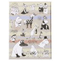 Japan Moomin Memo & Box - Moomintroll & Friends / Grey - 2