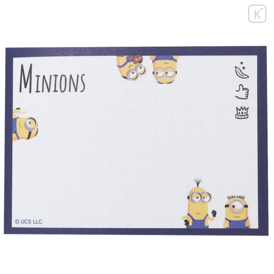 Japan Minions Mini Notepad - Comics / White - 3