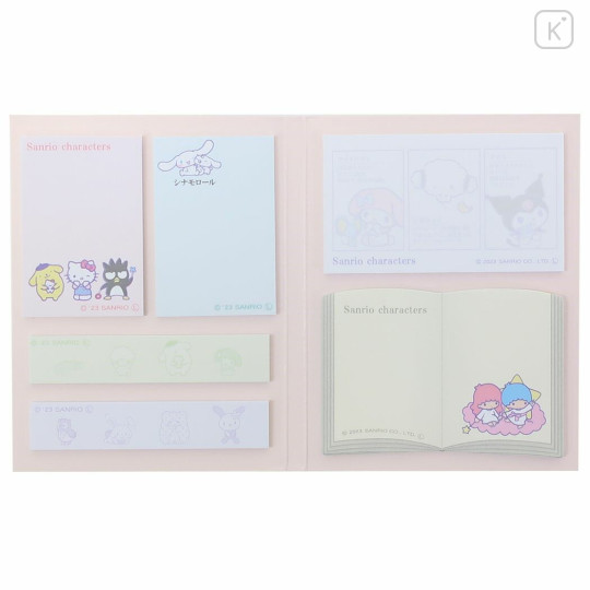 Japan Sanrio Sticky Notes with Case - Mix / Otonano-zukan - 3