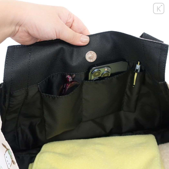 Japan Sanrio Triangle Tote Bag (L) - Mix / Camping - 5