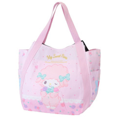 Japan Sanrio Triangle Tote Bag (L) - Sweet Piano / Pink