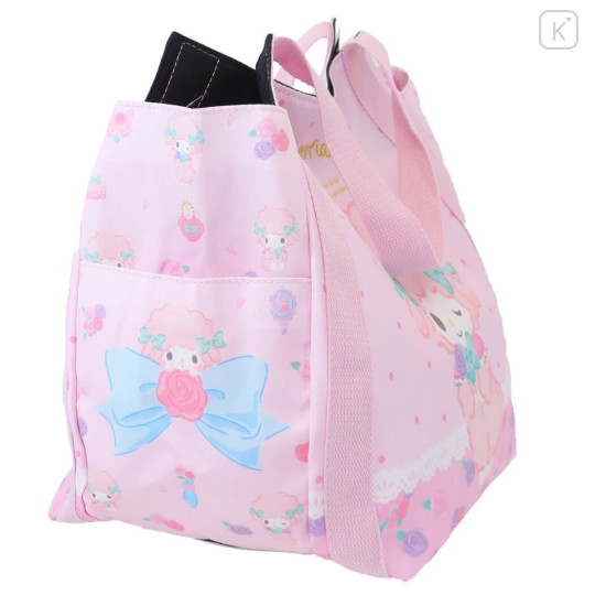 Japan Sanrio Triangle Tote Bag (L) - Sweet Piano / Pink - 2